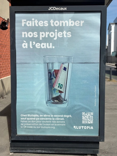 Campagne d'affichage France Blutopia